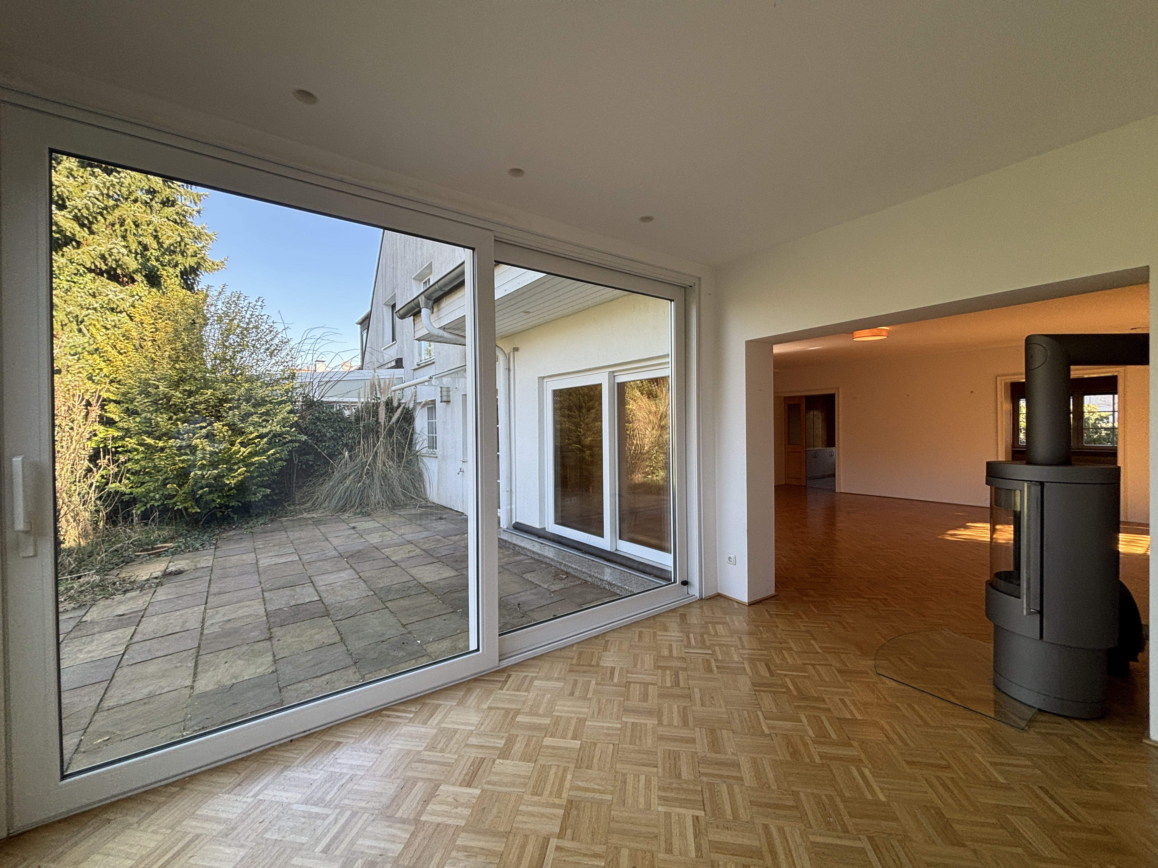 Blick auf die Sonnenterrasse