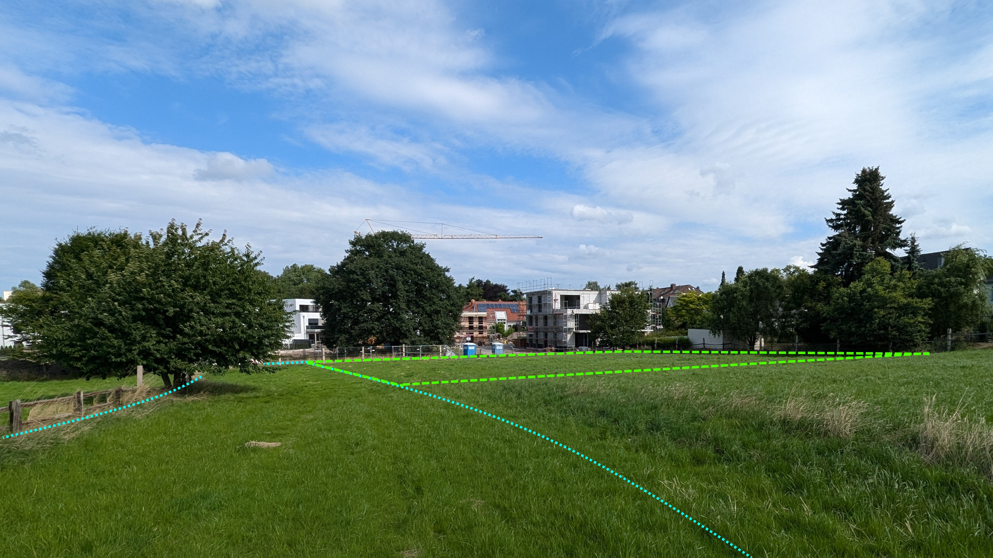 Ansicht von Südosten (Orientierungsgrafik)