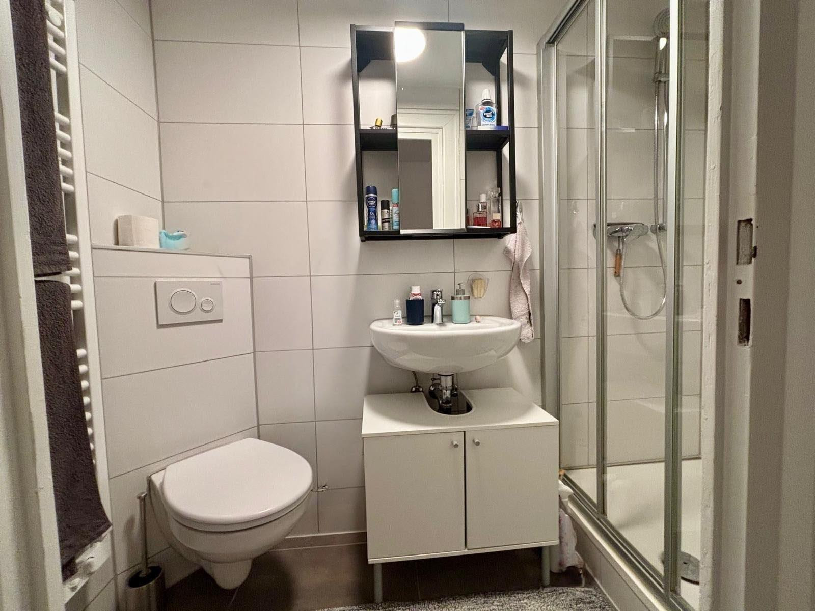 Kleines Bad mit XXL- Dusche